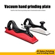 Vacuum Hand Grinding Plate for Auto Paint Repair | Dust-Free Dry Grinding Tool | Red/White Base & Ergonomic Handle